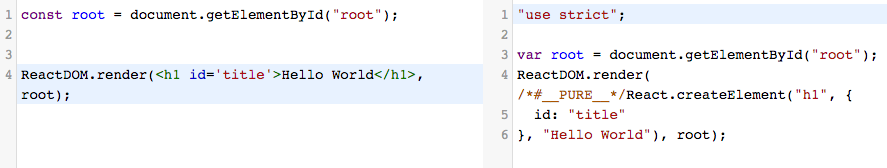 Transpilaçao do codigo que escrevemos para o que o browser entende