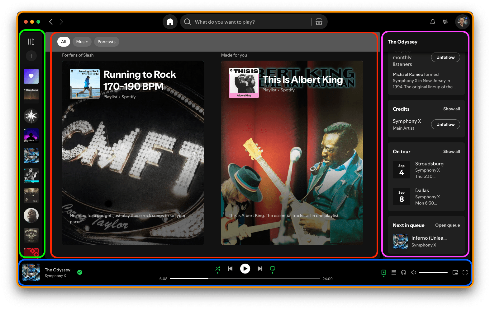 Microfrontend usando Spotify como exemplo